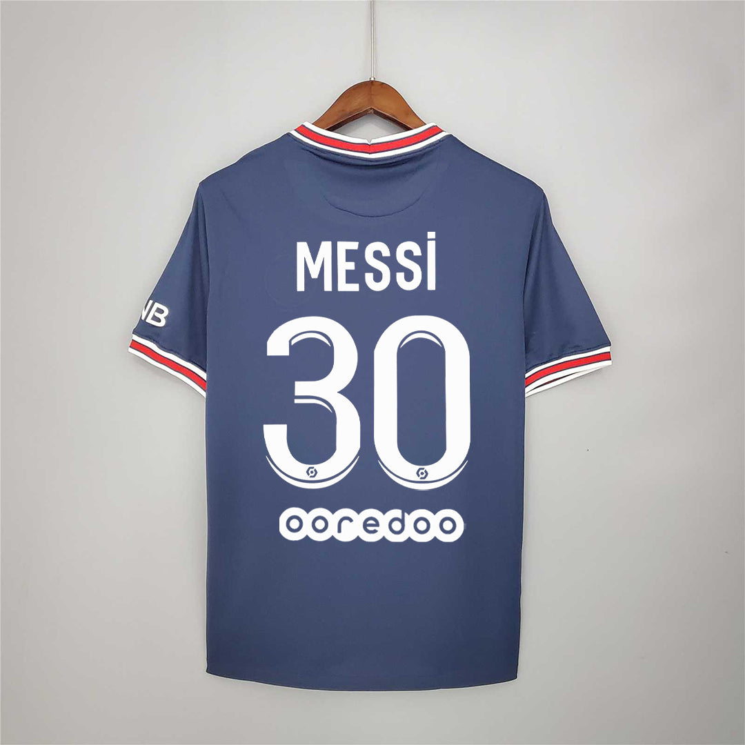 Maglia Messi PSG Home 2021/22 numero 30 blu navy retro