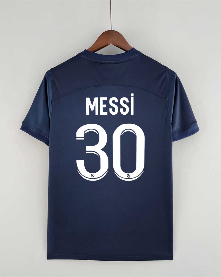 Maglia Messi PSG Home 2022/23 numero 30 blu navy retro