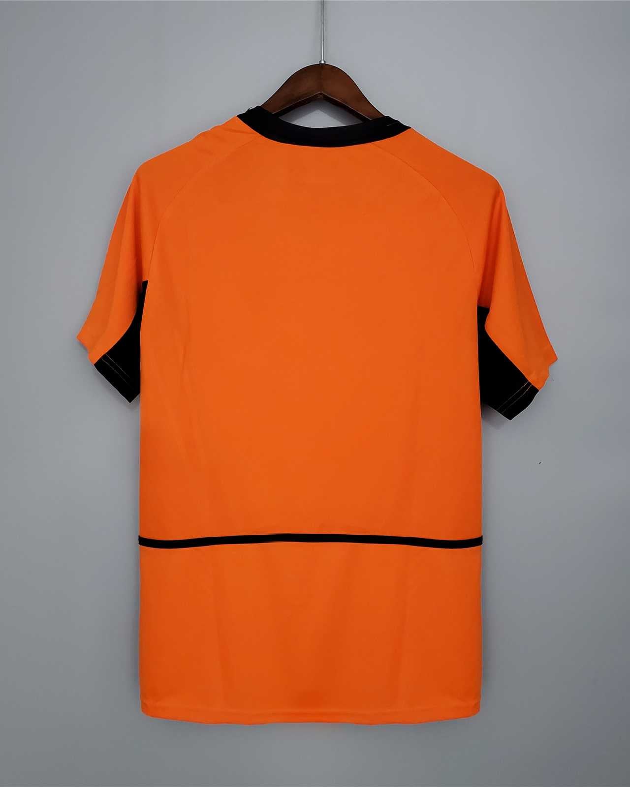 Maglia Olanda 2002 retro arancione senza nome