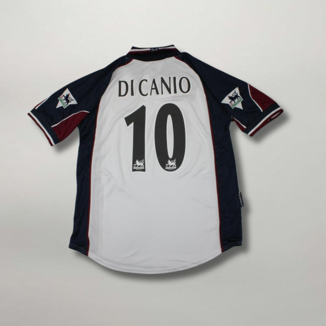 Maglia West Ham 1999/00 away con nome Di Canio numero 10 retro