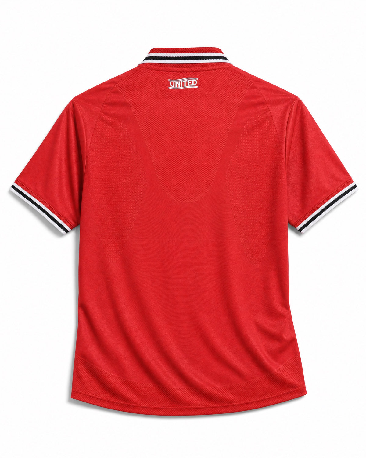 Maglia Man. United Home 2026/27 dettaglio colletto e maniche