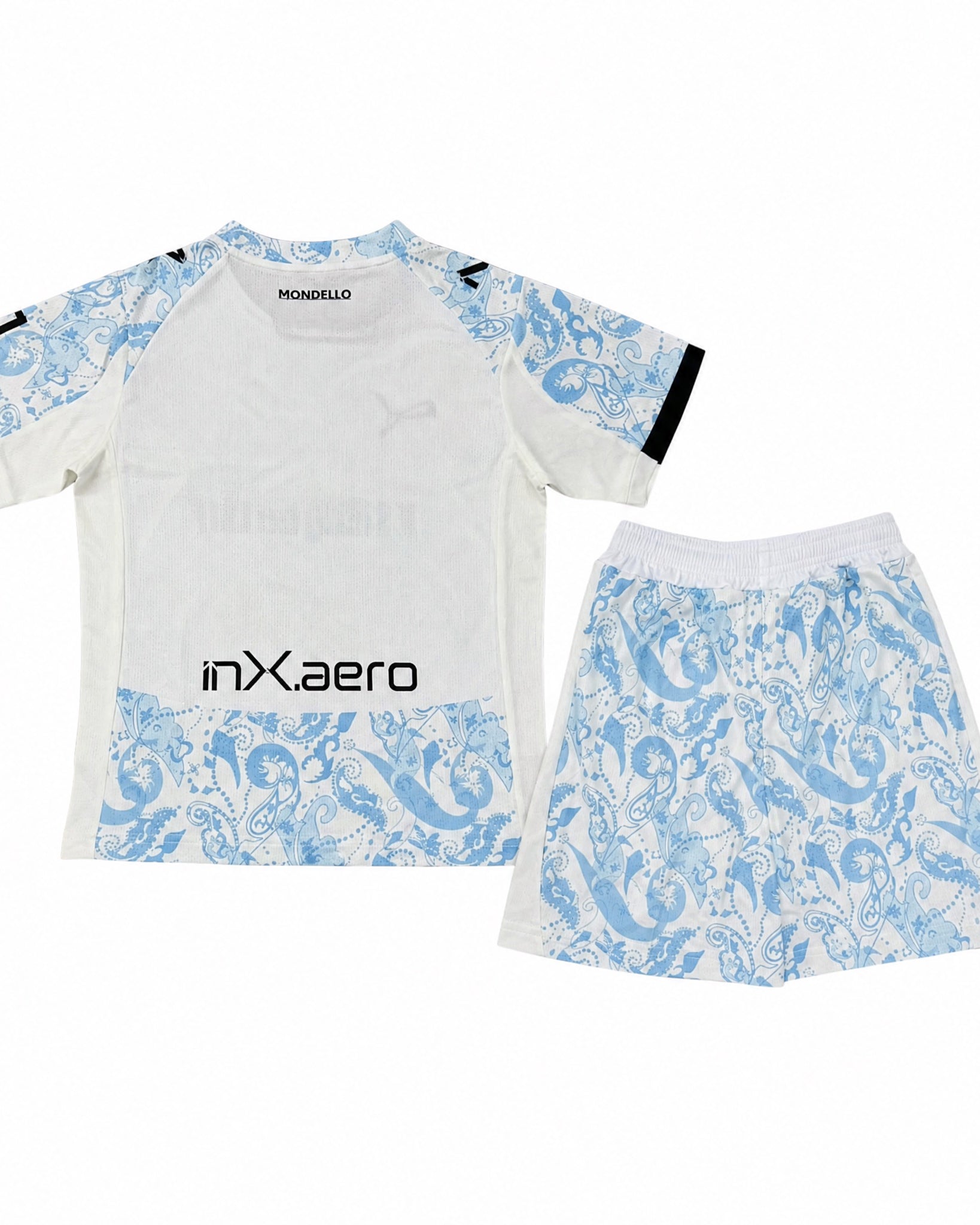 Palermo completo Third Bambino 2025/26 vista posteriore con maglia e pantaloncini coordinati