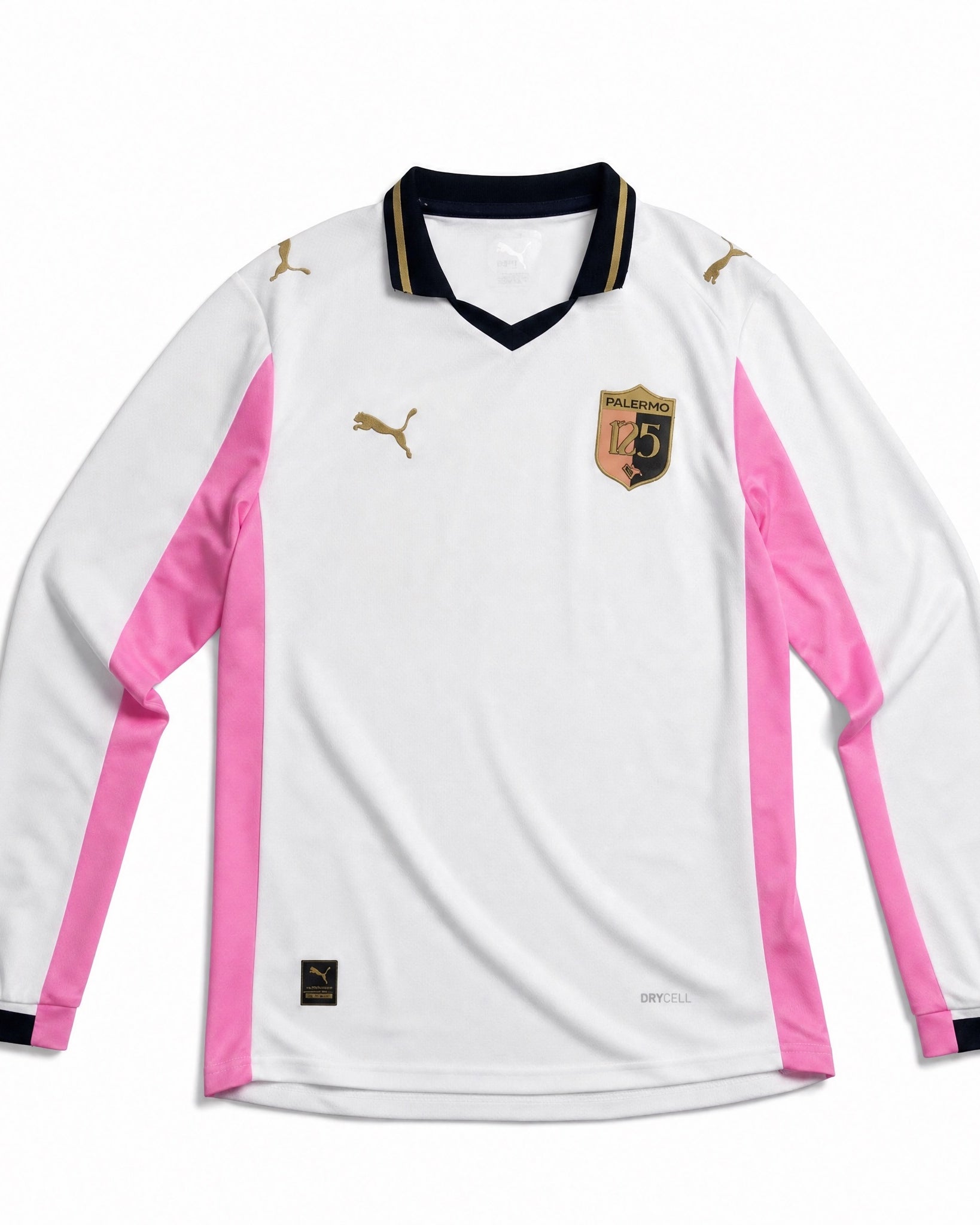 Palermo Maglia 125° Anniversario 2025 manica lunga vista frontale