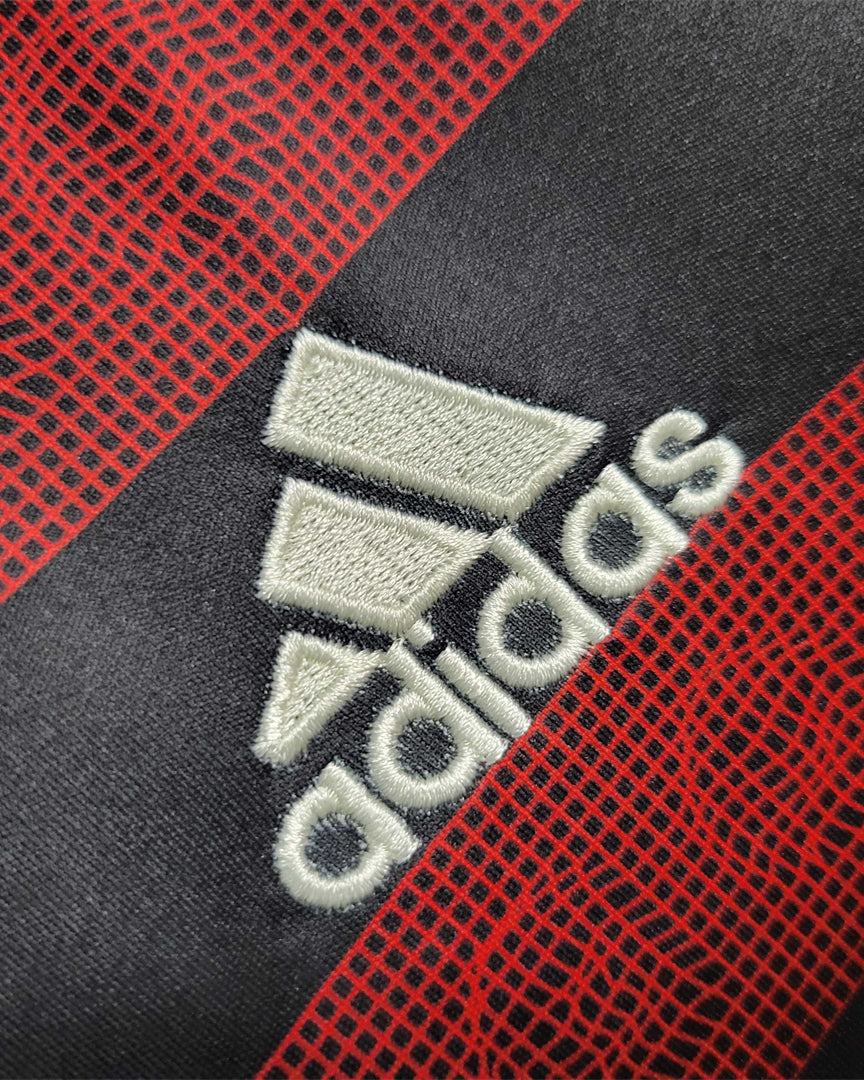 Flamengo maglia home 2018/19 rosso nera stile moderno rétro