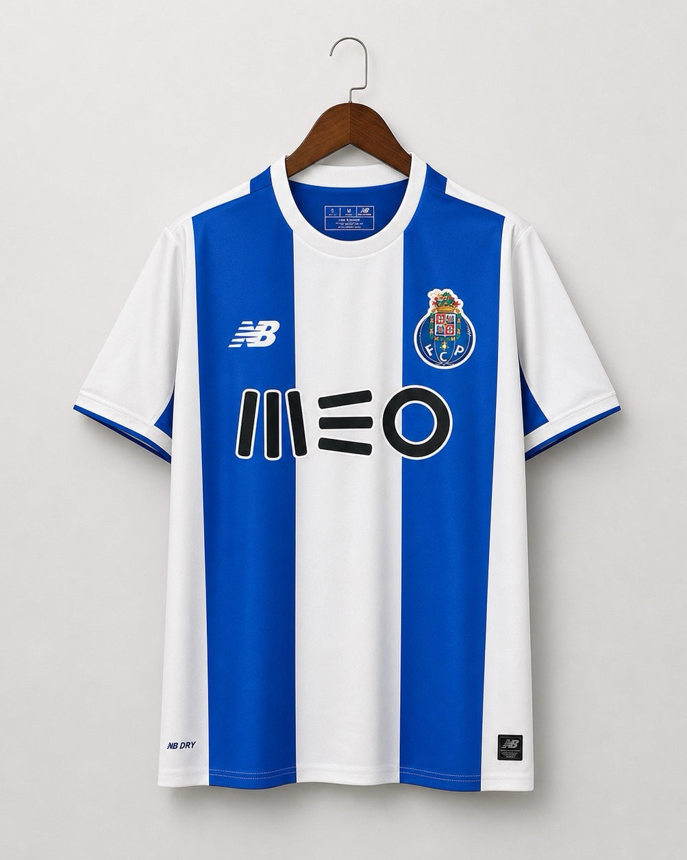 Porto maglia home 2017/18 vintage con strisce blu e bianche