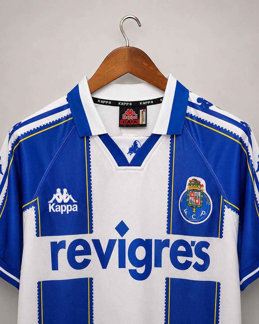 Retro Porto maglia calcio vintage 1997/99 home edition