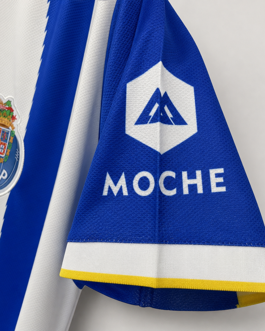 2013/14 Porto maglia home vintage con strisce blu e bianche