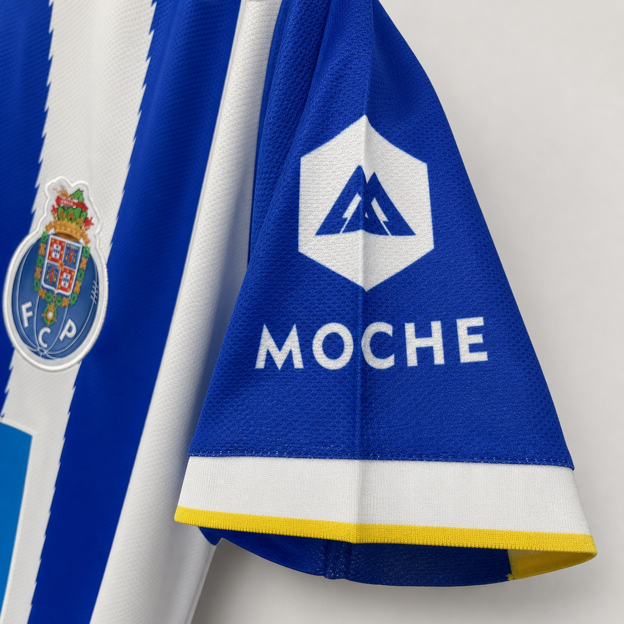 2013/14 Porto maglia home vintage con strisce blu e bianche