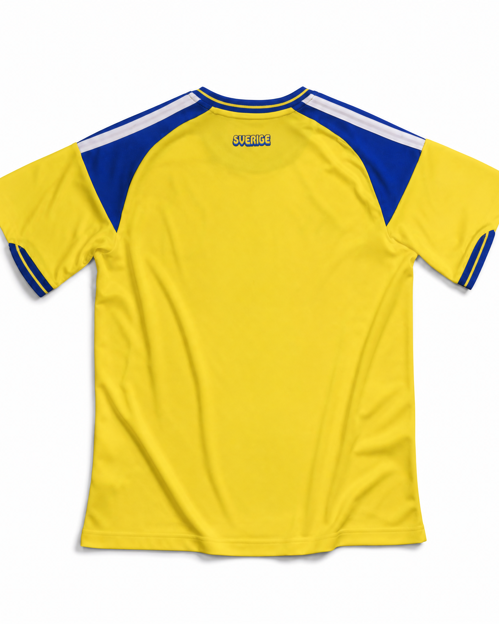 Retro maglia Svezia Home 2026 gialla con spalle Adidas oversize
