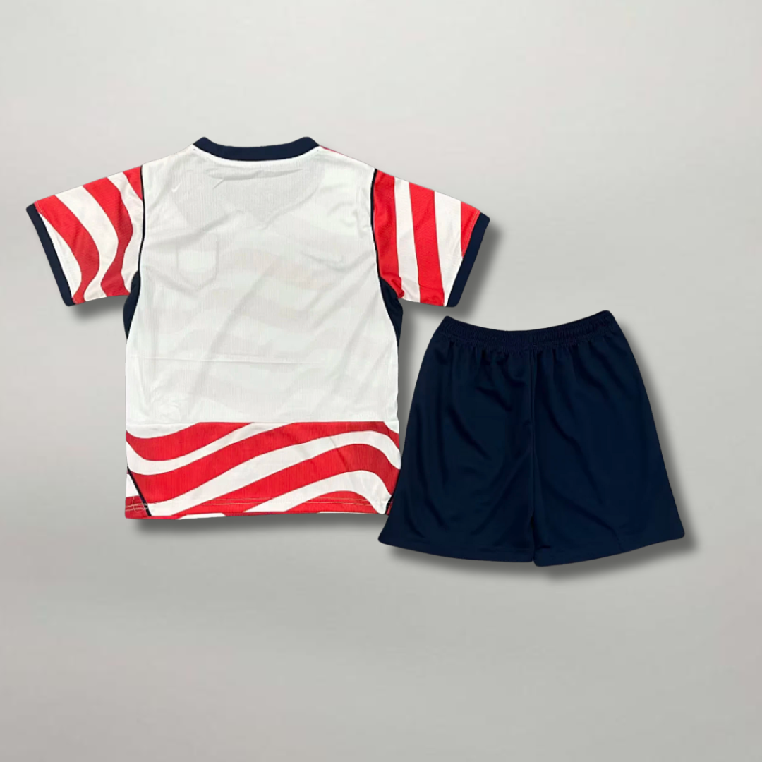 Retro maglia USA Home Bambino 2026 bianco sail stile World Cup kids