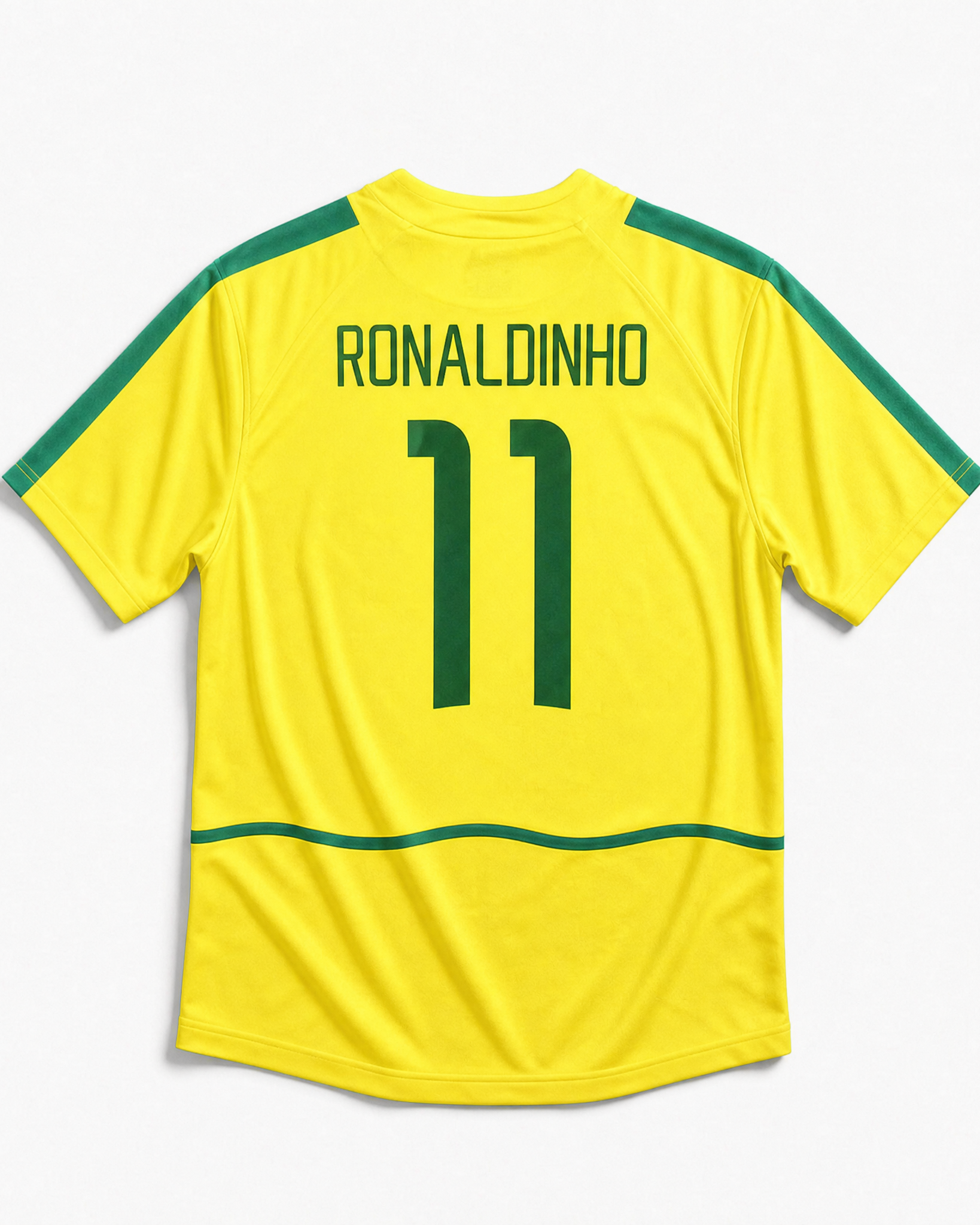 Ronaldinho con maglia Brasile 2002 durante il Mondiale