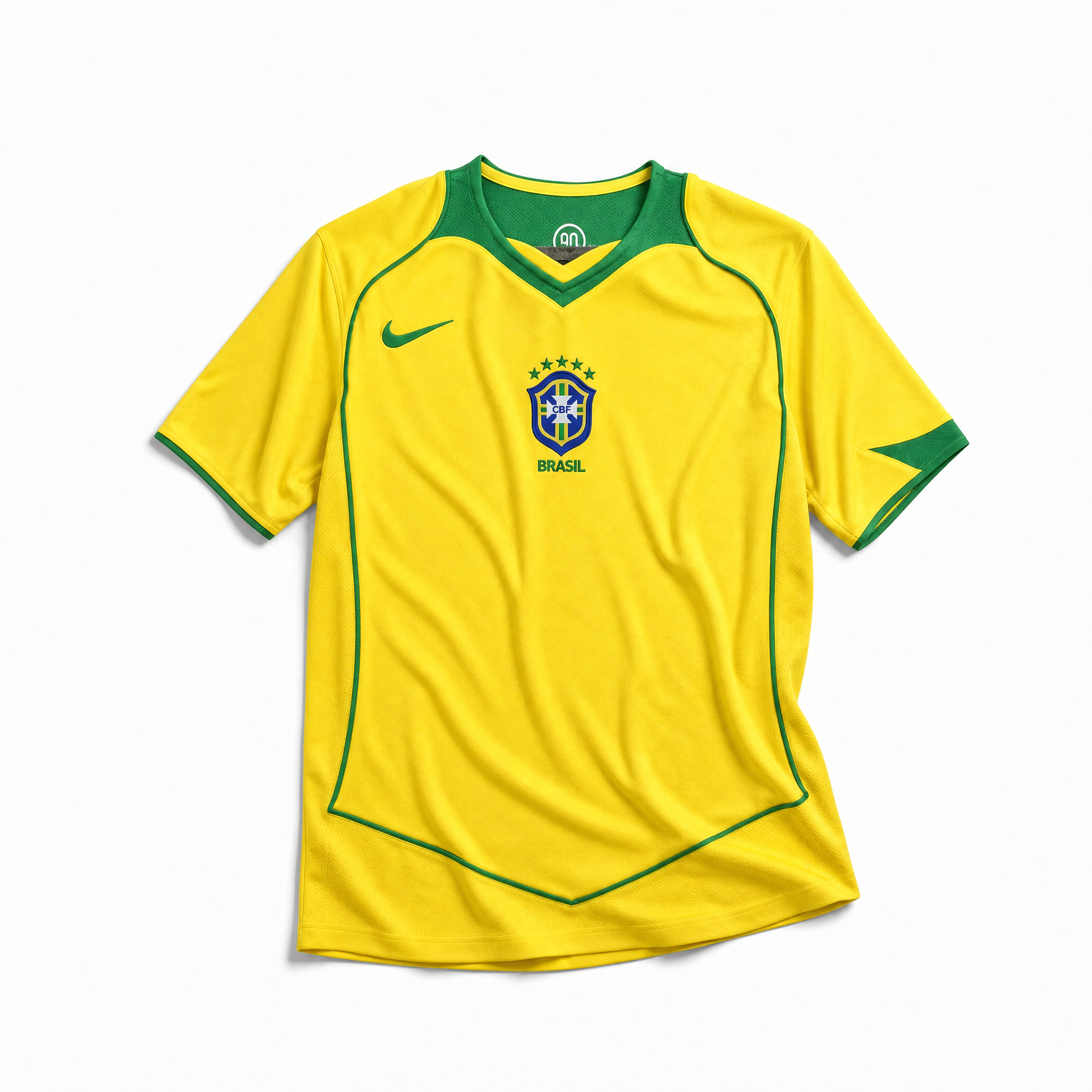 Ronaldinho con maglia Brasile 2004 durante partita