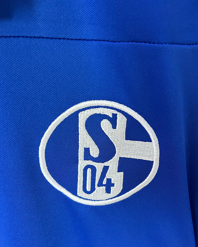 Dettaglio tessuto Schalke 04 football shirt 2010/11 vintage
