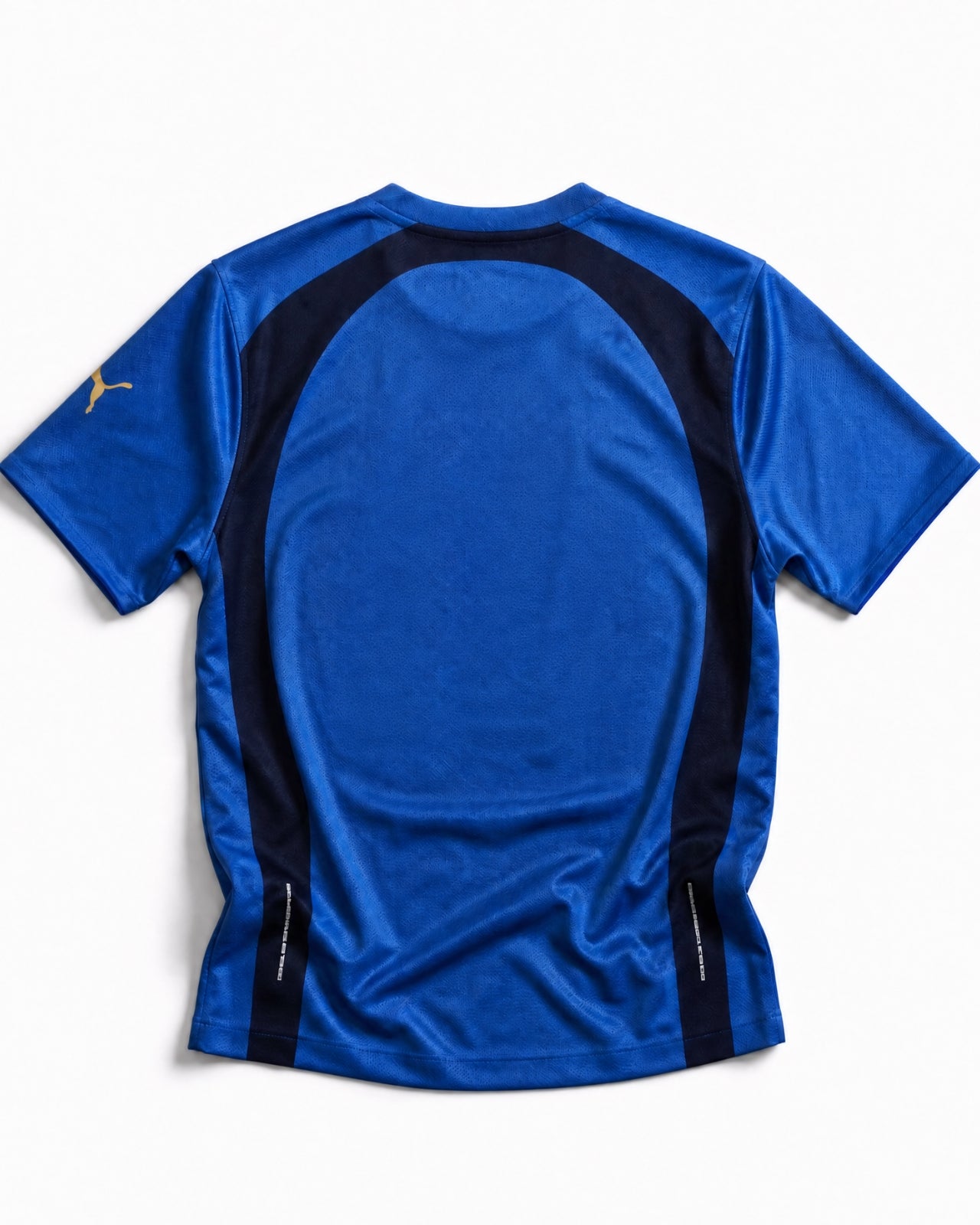 Tessuto maglia Italia 2006 pattern azzurro