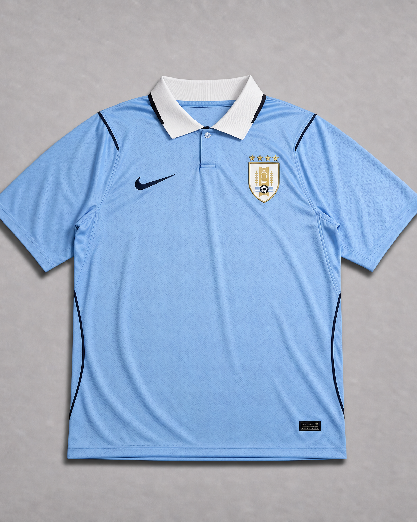 Uruguay Maglia Home 2026 World Cup celeste vista frontale design classico