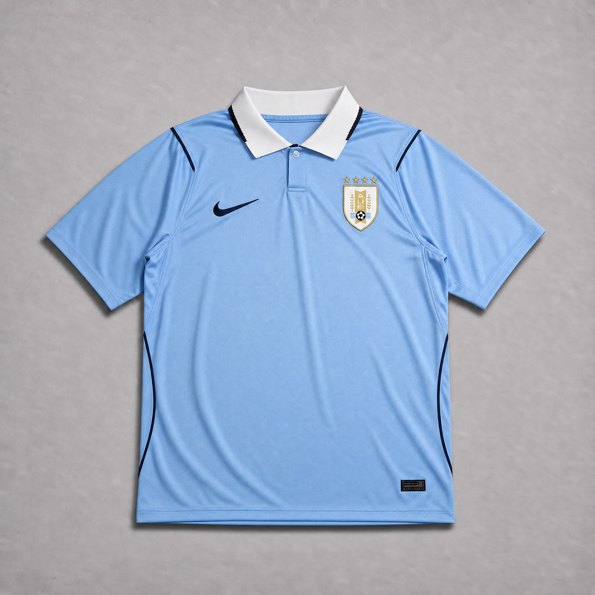 Uruguay Maglia Home 2026 World Cup celeste vista frontale design classico