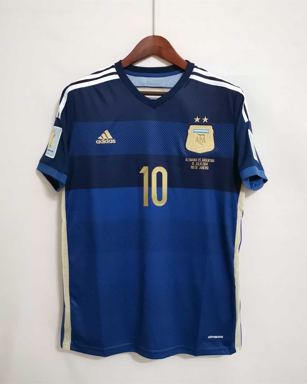 Argentina Maglia Away World Cup Final 2014 - Retro Soccer Kit
