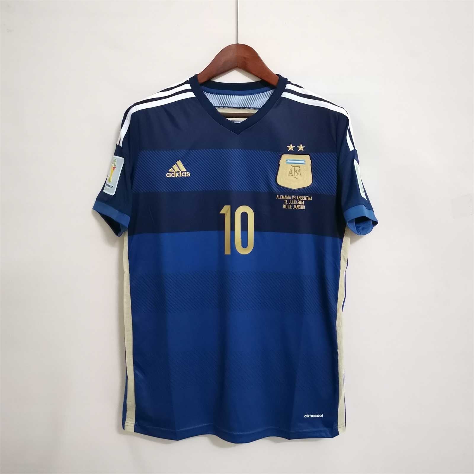 Argentina Maglia Away World Cup Final 2014 - Retro Soccer Kit