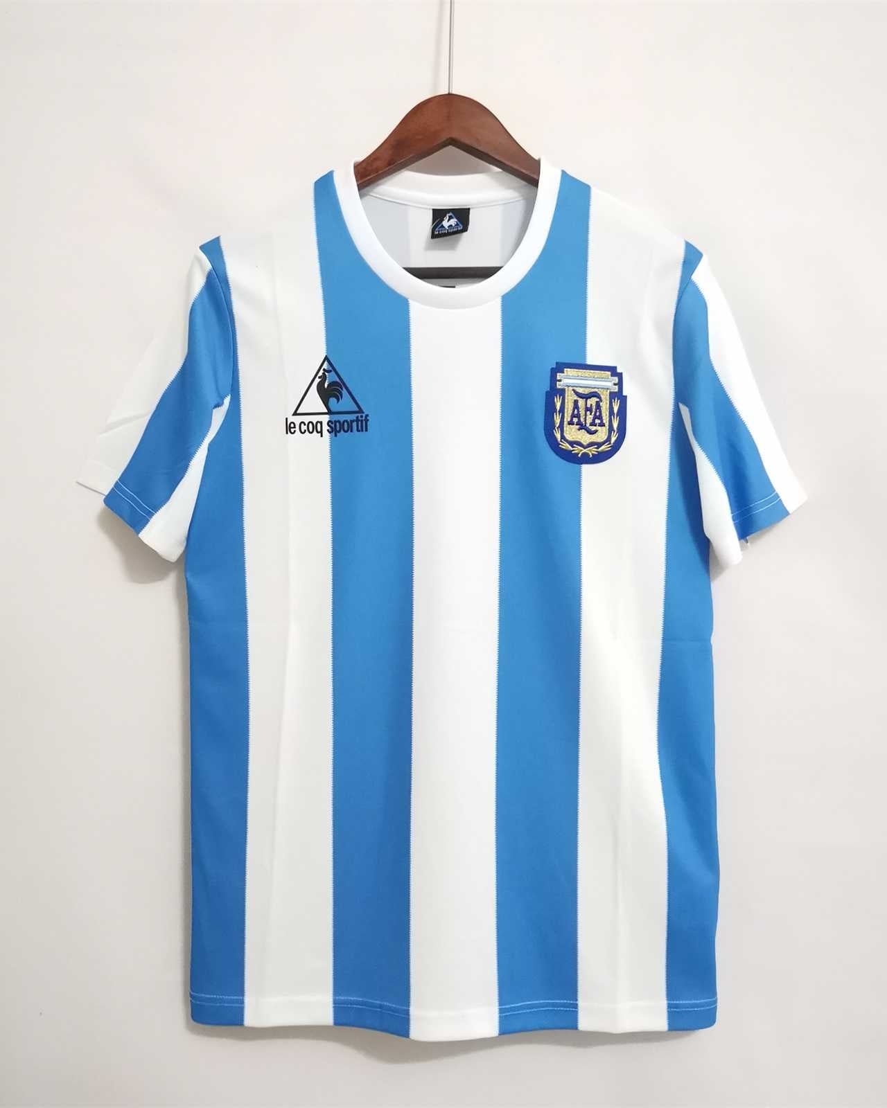 Argentina Maglia Home 1986 Vittoria Mondiali - Retro Soccer Kit