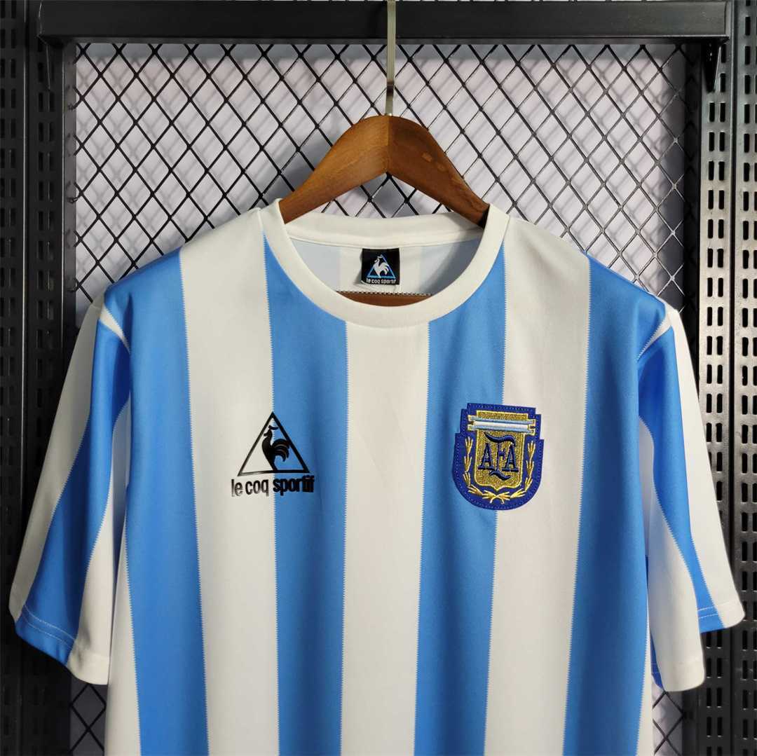 Argentina Maglia Home 1986 Vittoria Mondiali - Retro Soccer Kit