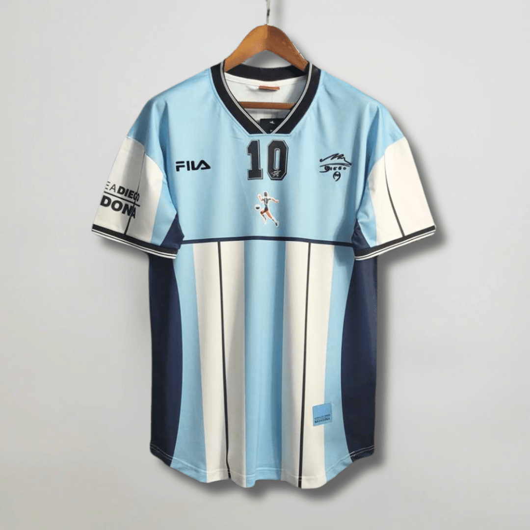 Argentina Maglia Maradona Commemorative 2001 - Retro Soccer Kit