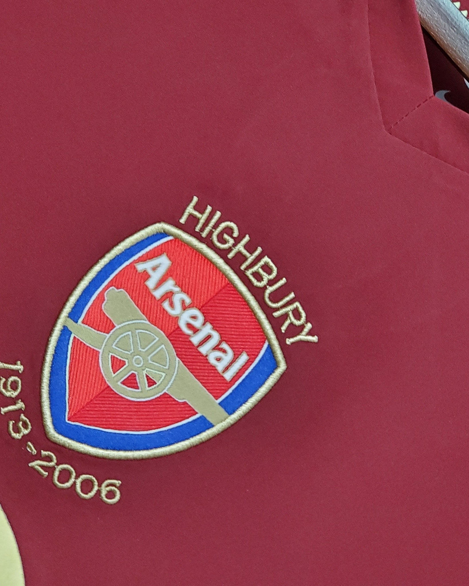 Arsenal Maglia Home Highbury Final Game 2005/06 - Retro Soccer Kit