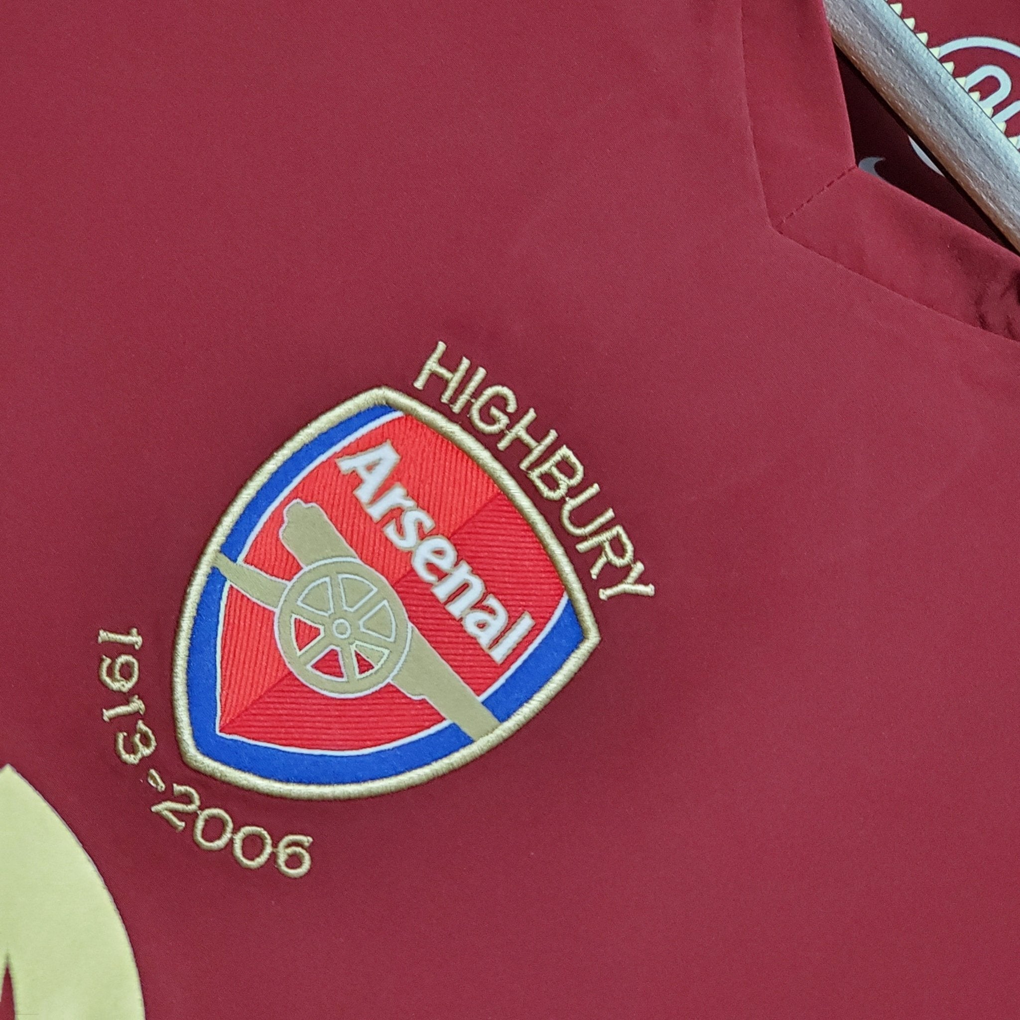 Arsenal Maglia Home Highbury Final Game 2005/06 - Retro Soccer Kit