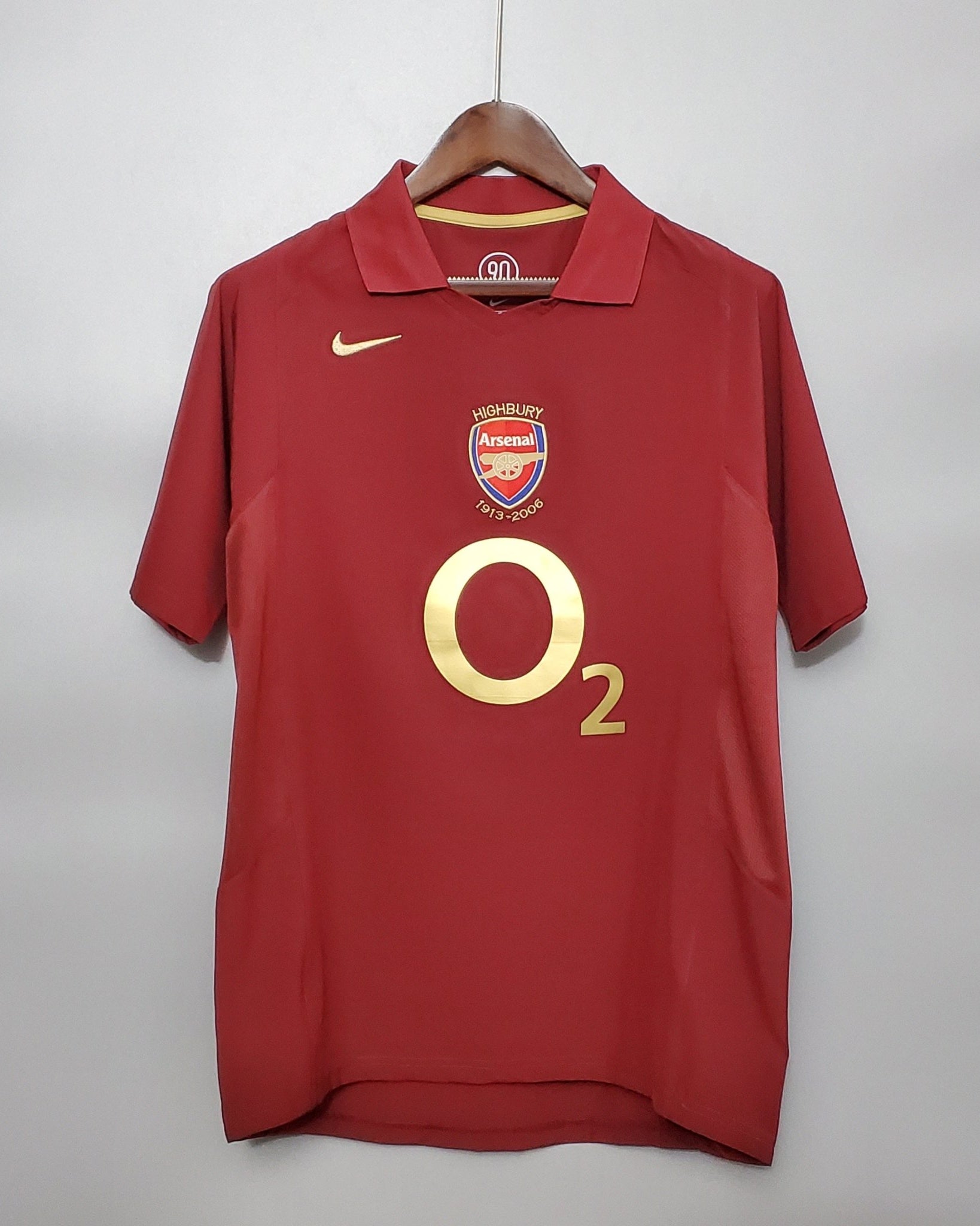 Arsenal Maglia Home Highbury Final Game 2005/06 - Retro Soccer Kit