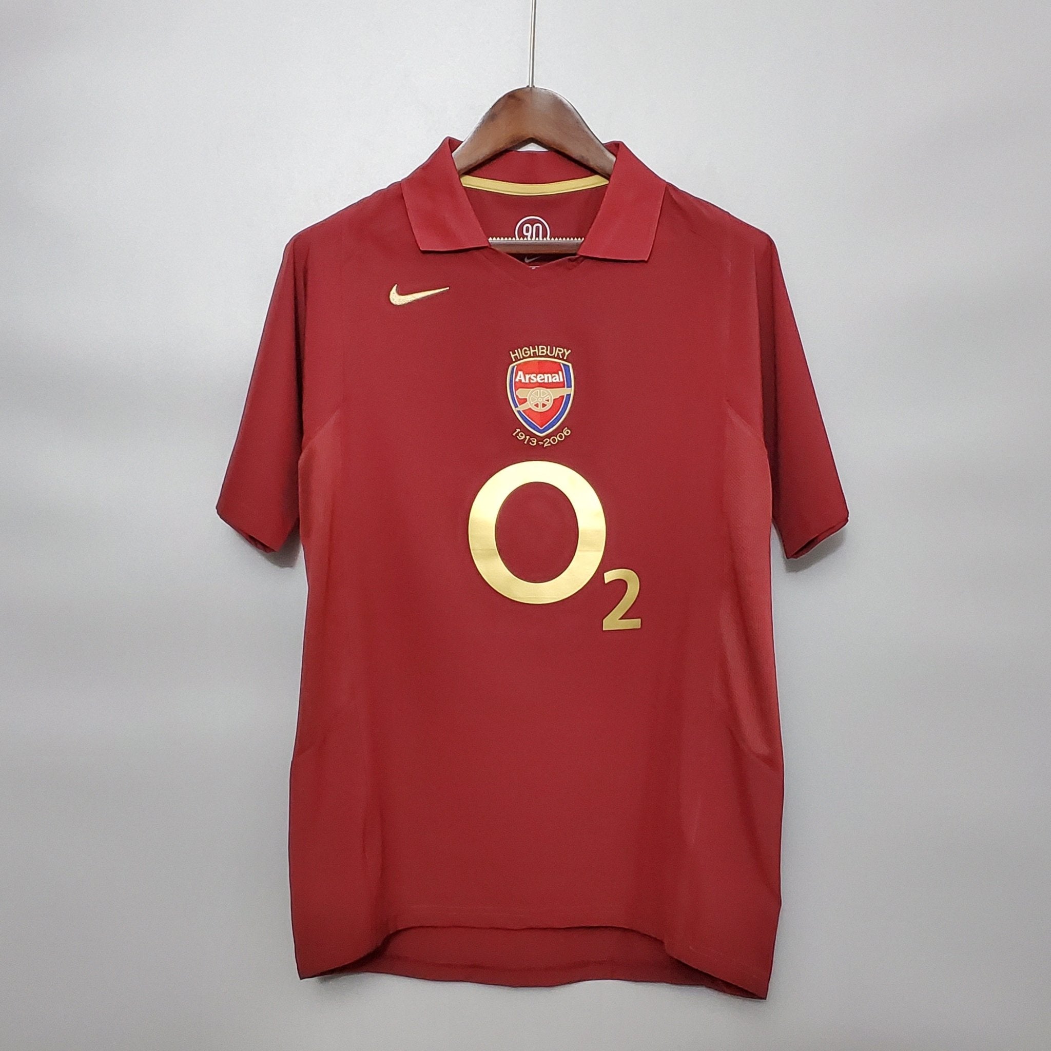 Arsenal Maglia Home Highbury Final Game 2005/06 - Retro Soccer Kit