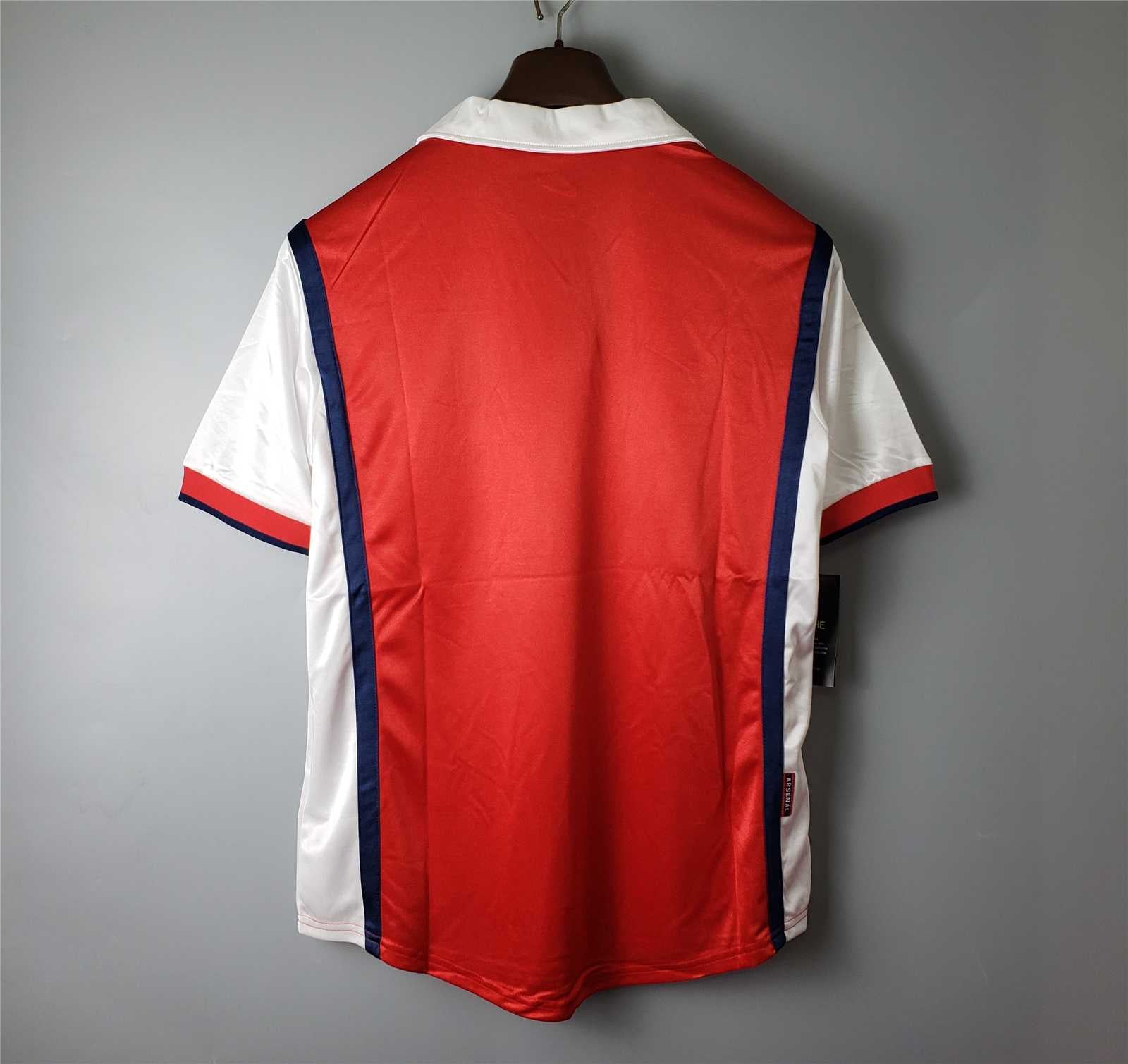 Arsenal Maglia Home Red 1998/99 - Retro Soccer Kit