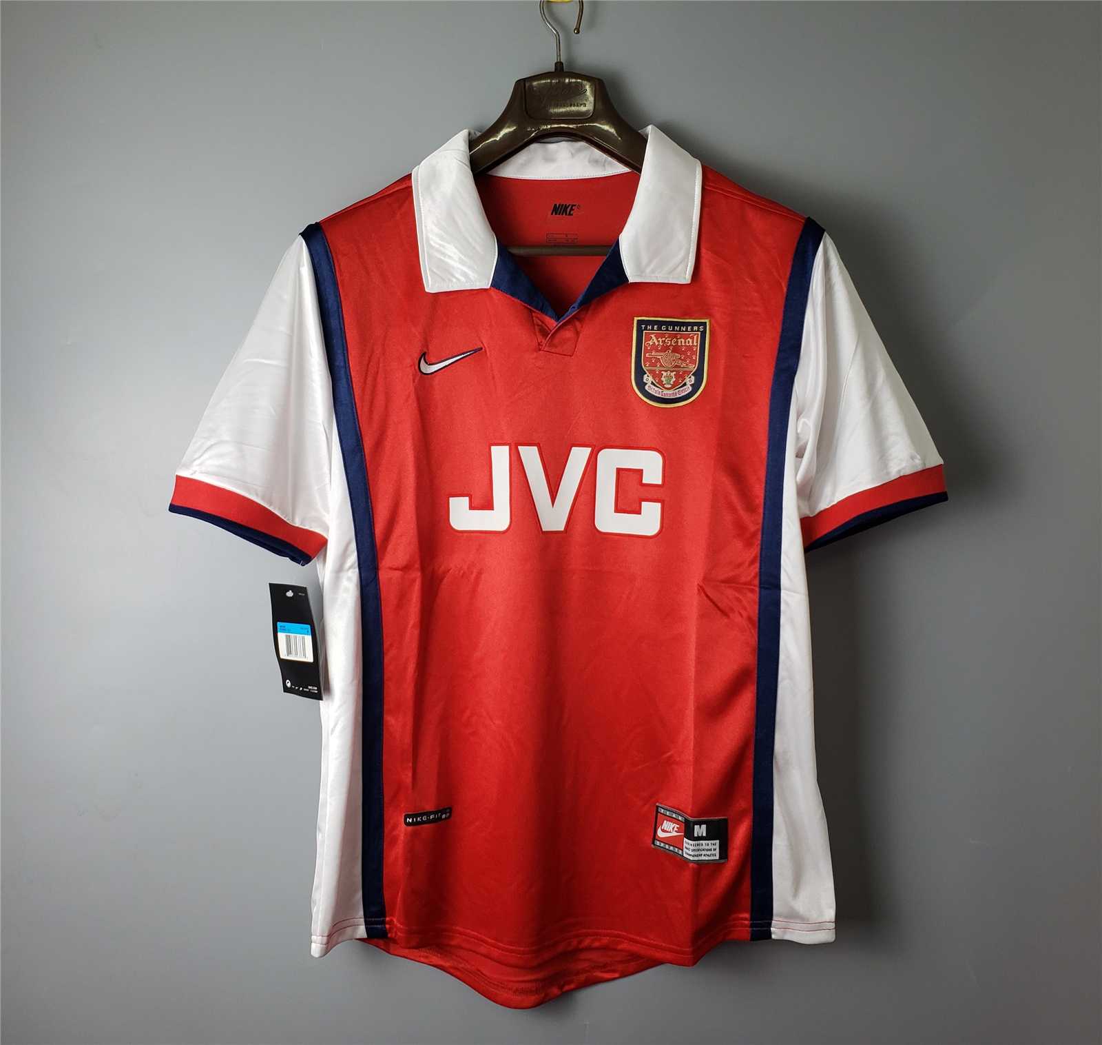 Arsenal Maglia Home Red 1998/99 - Retro Soccer Kit