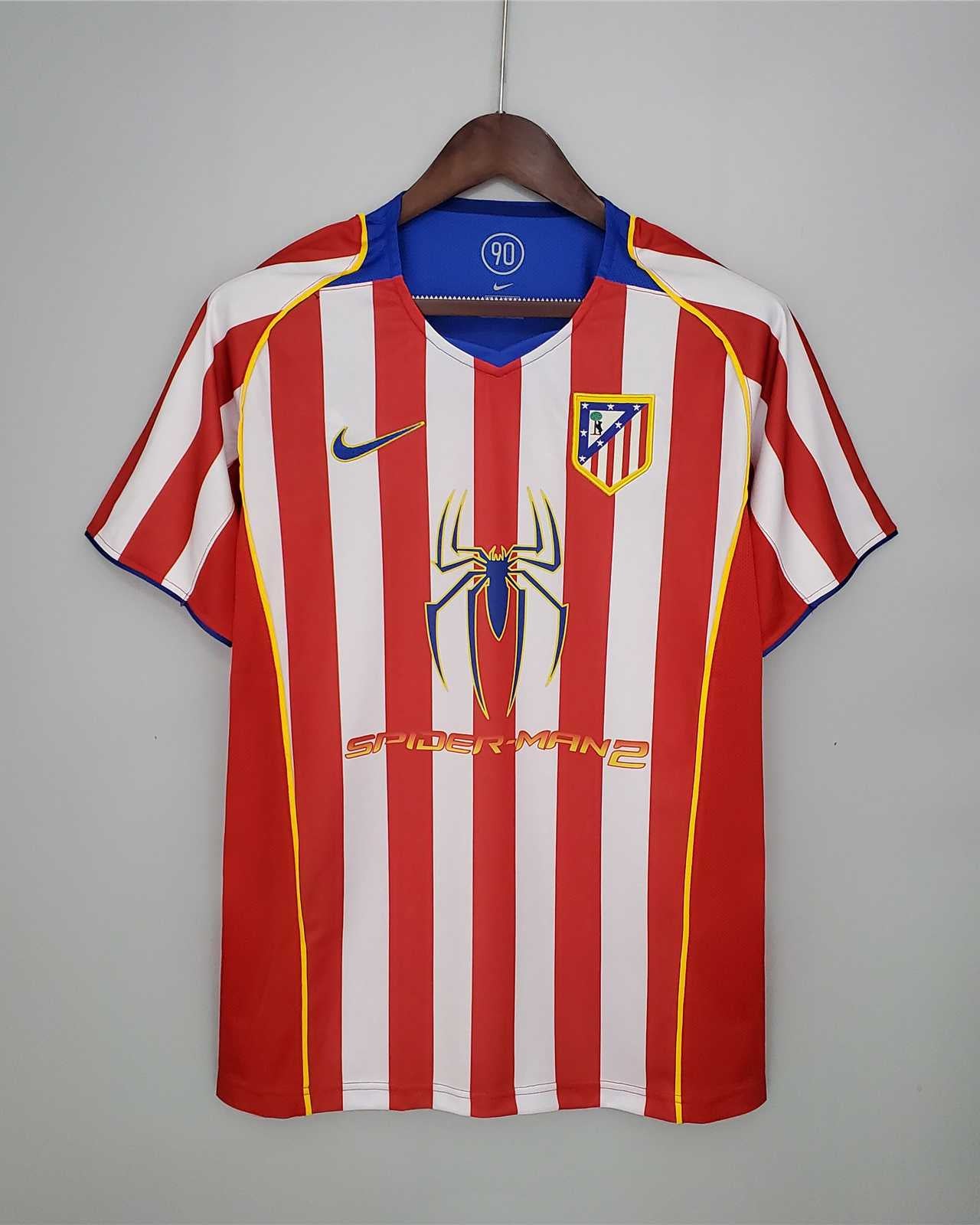 Atletico Madrid Maglia Home 2004/05 - Retro Soccer Kit