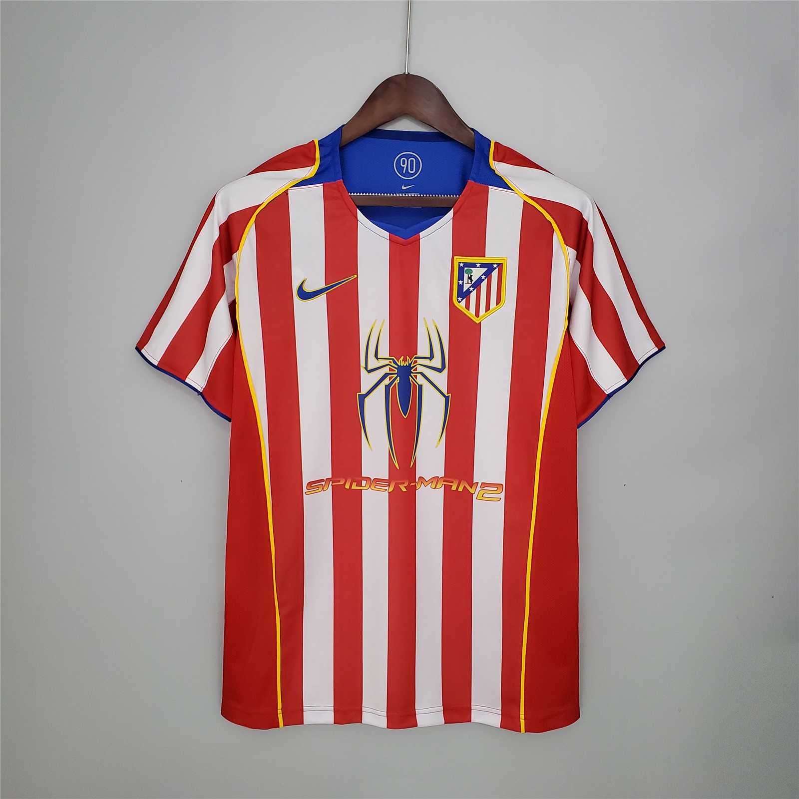 Atletico Madrid Maglia Home 2004/05 - Retro Soccer Kit