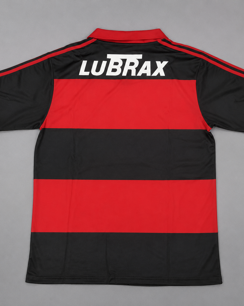 Flamengo maglia home 1990 91 rosso nera stile rétro brasiliano