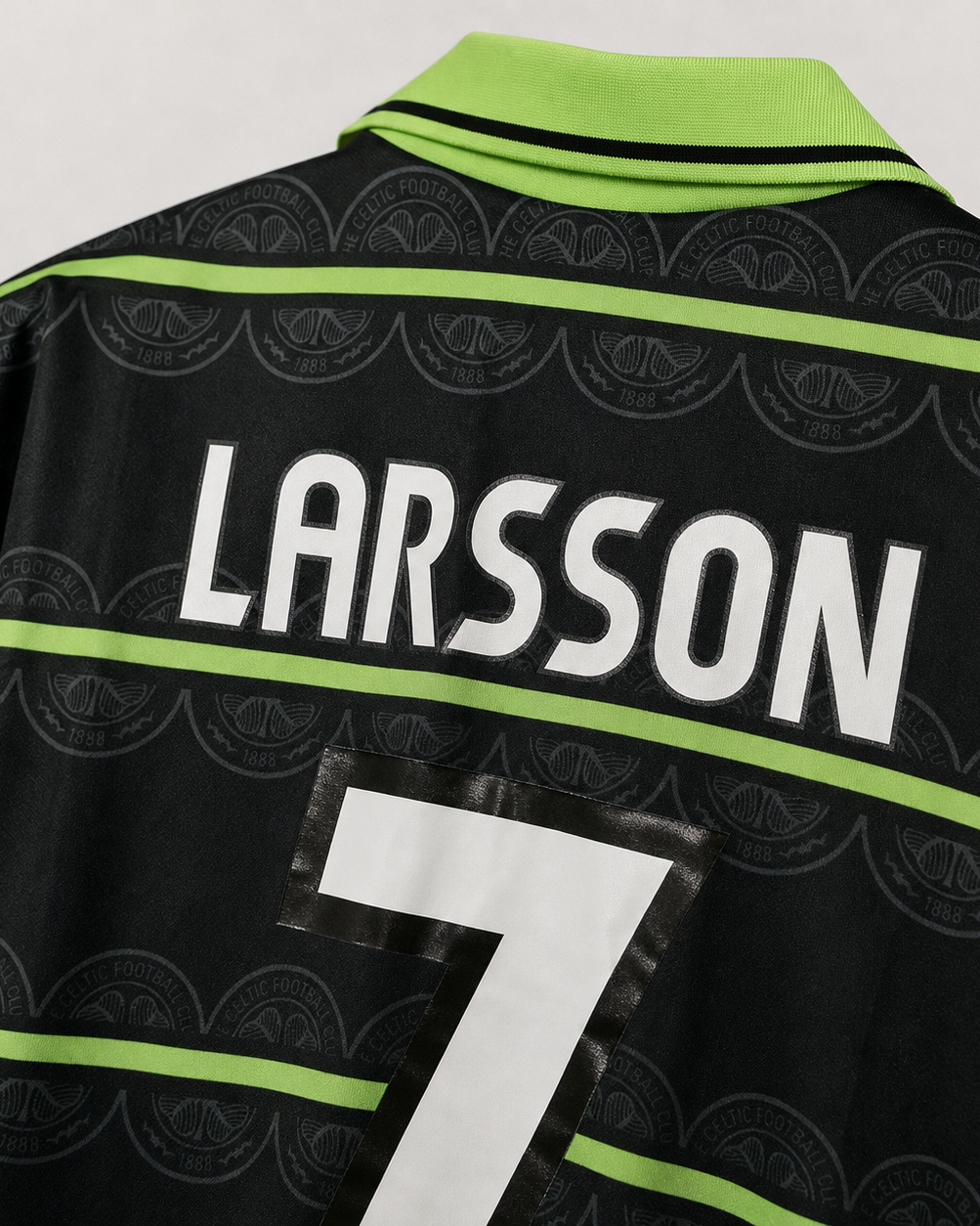 Celtics jersey away anni 90 design nero e verde