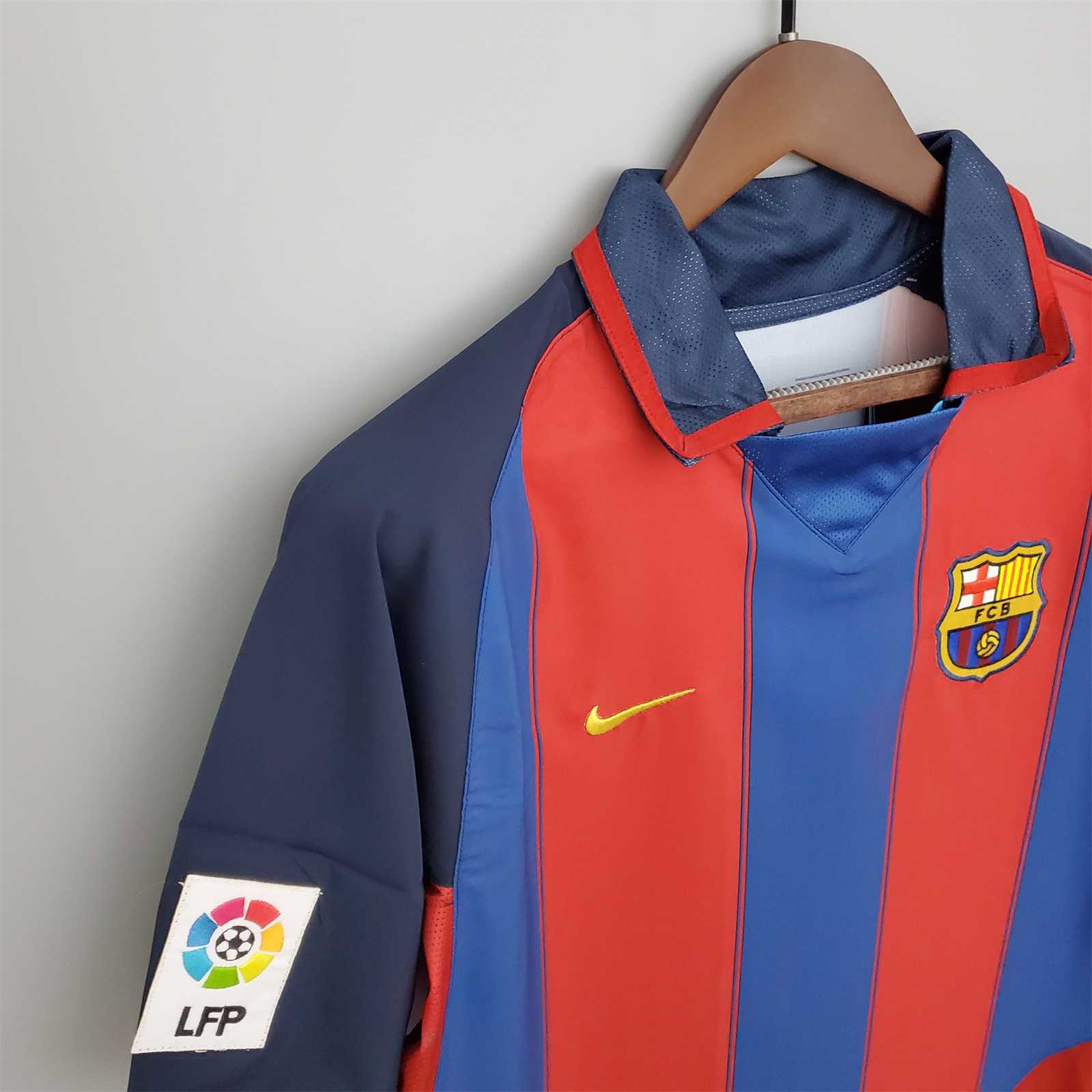 Barcellona Maglia Home 2003/04 - Retro Soccer Kit