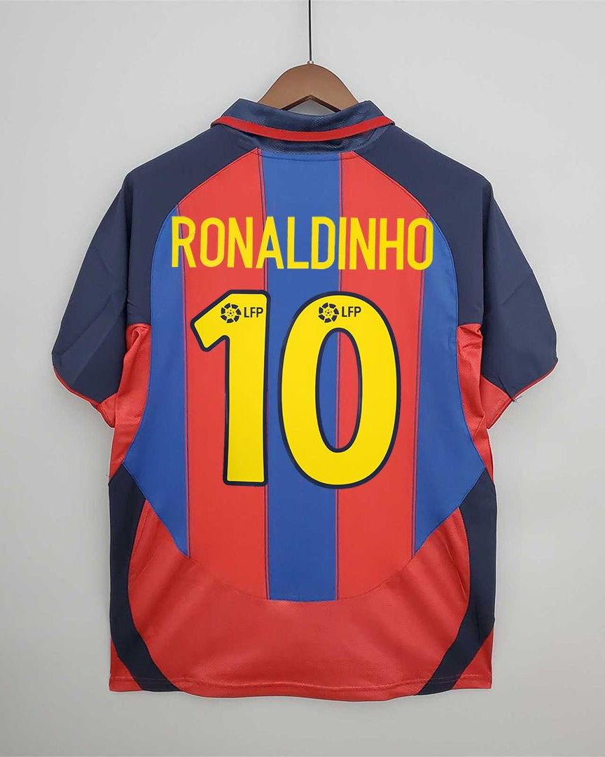 Barcellona Maglia Home 2003/04 - Retro Soccer Kit