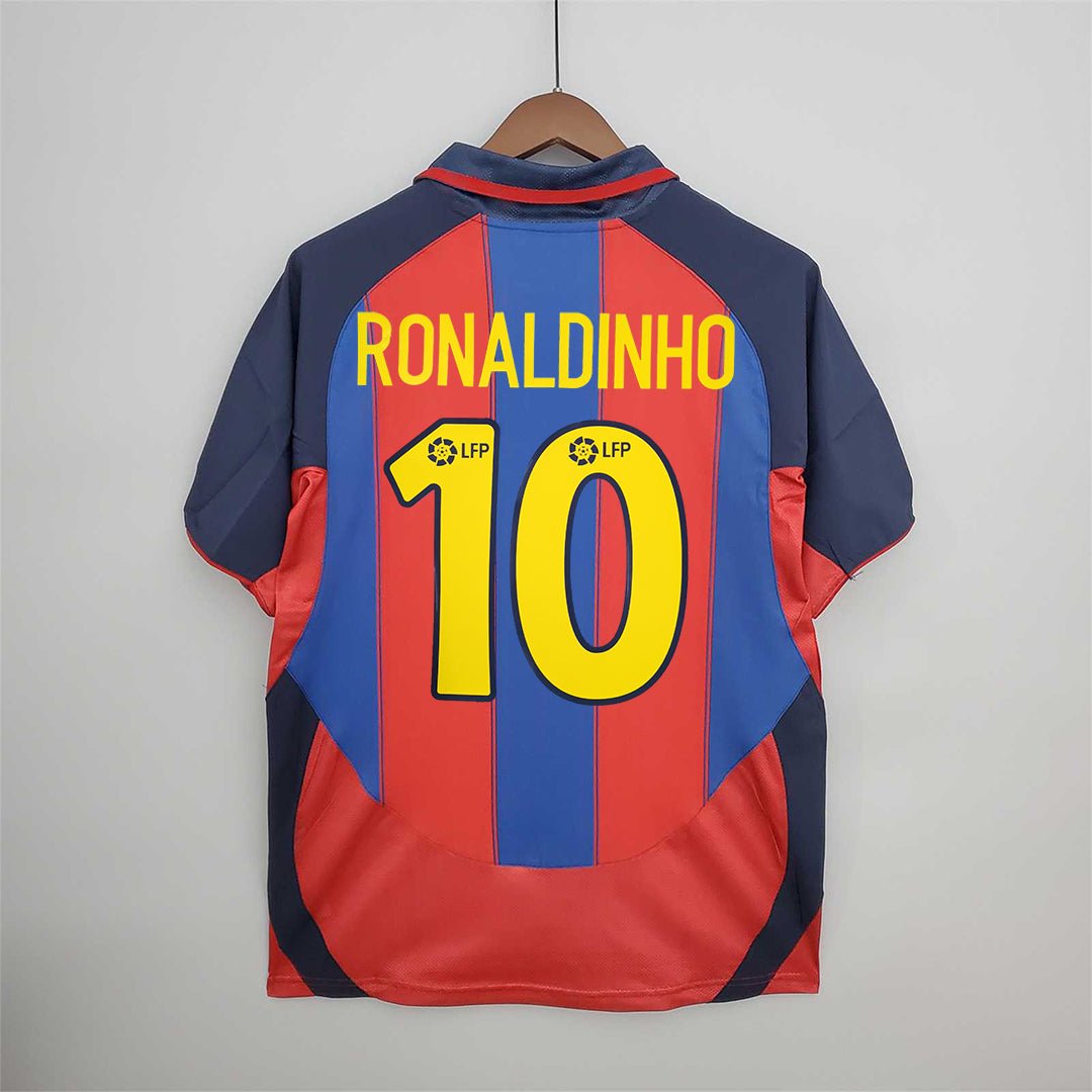 Barcellona Maglia Home 2003/04 - Retro Soccer Kit