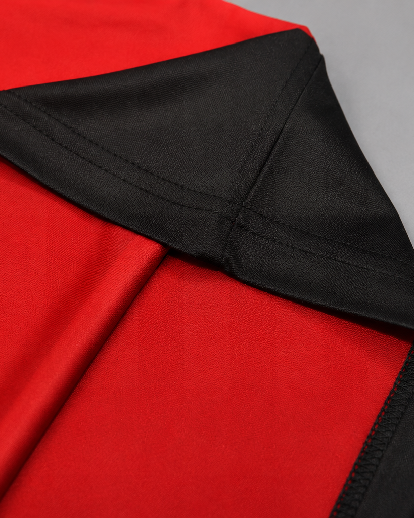 Flamengo maglia home 1982 83 rosso nera stile rétro brasiliano