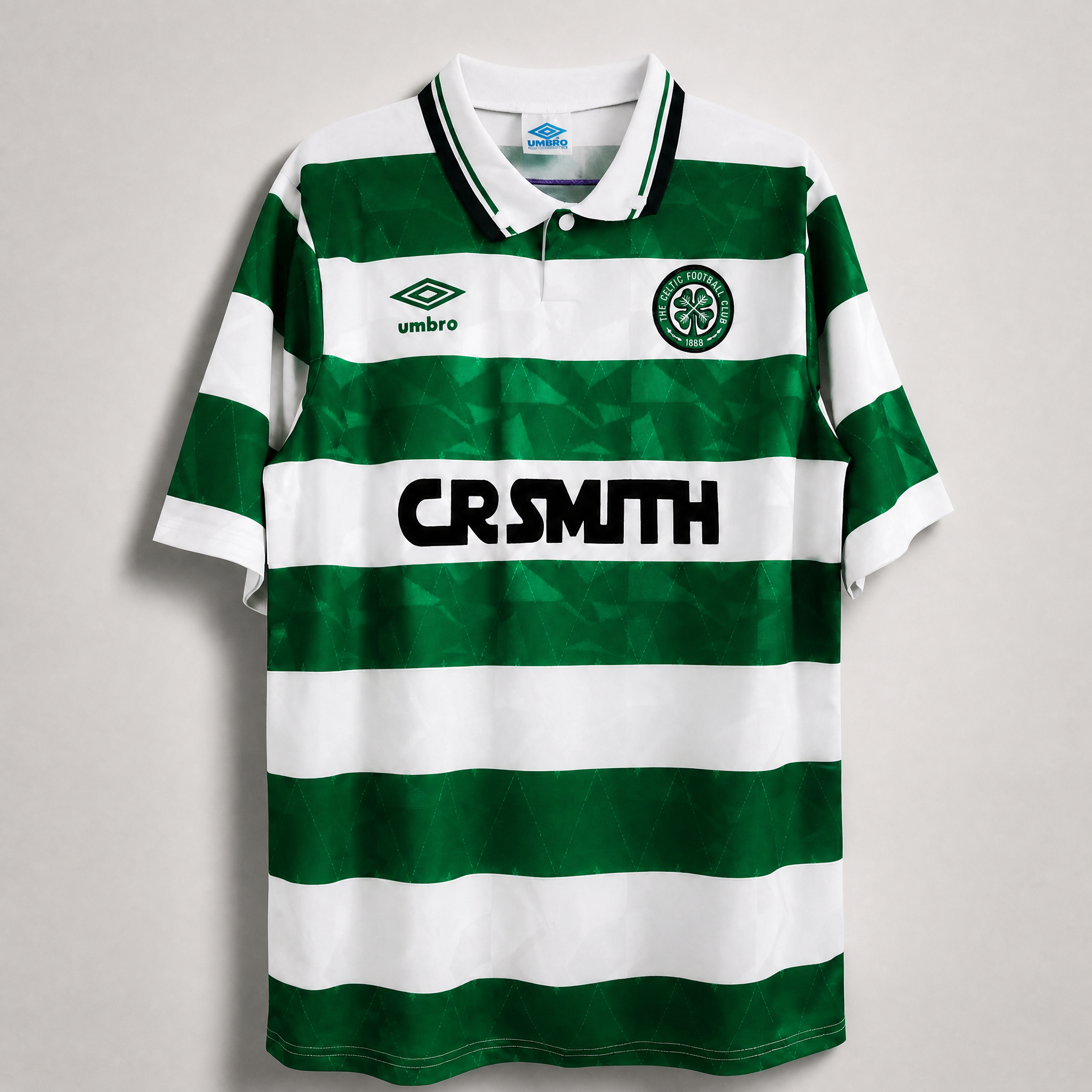 Celtic maglia home 1989/91 verde e bianca vintage