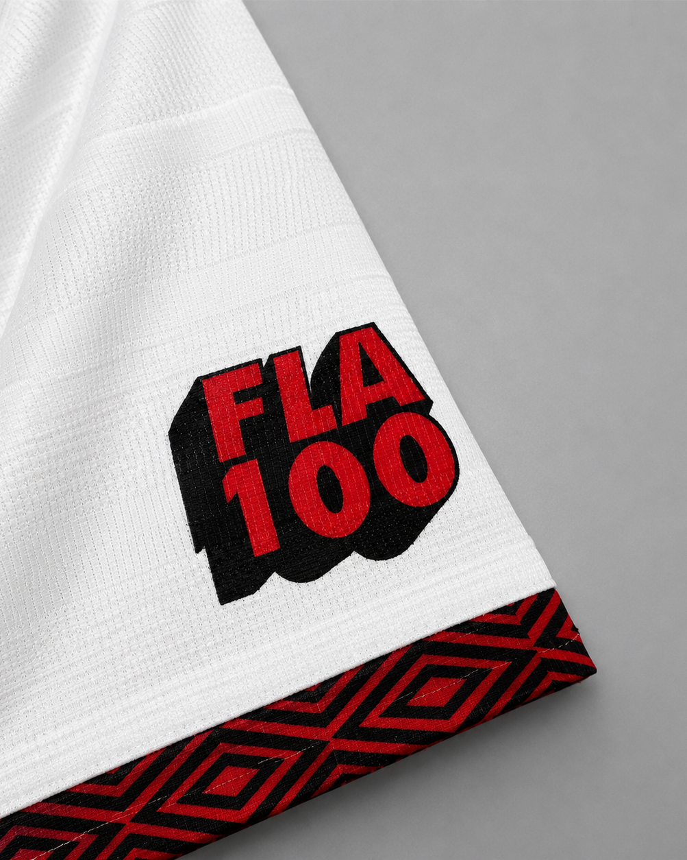 Maglia vintage Flamengo 1995 dettaglio manica FLA 100 commemorativa