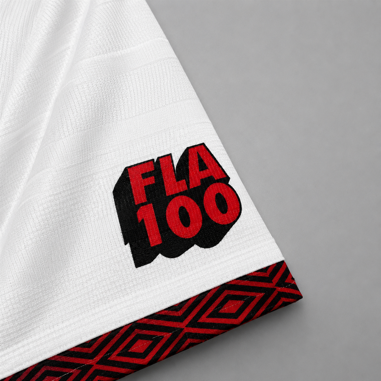 Maglia vintage Flamengo 1995 dettaglio manica FLA 100 commemorativa