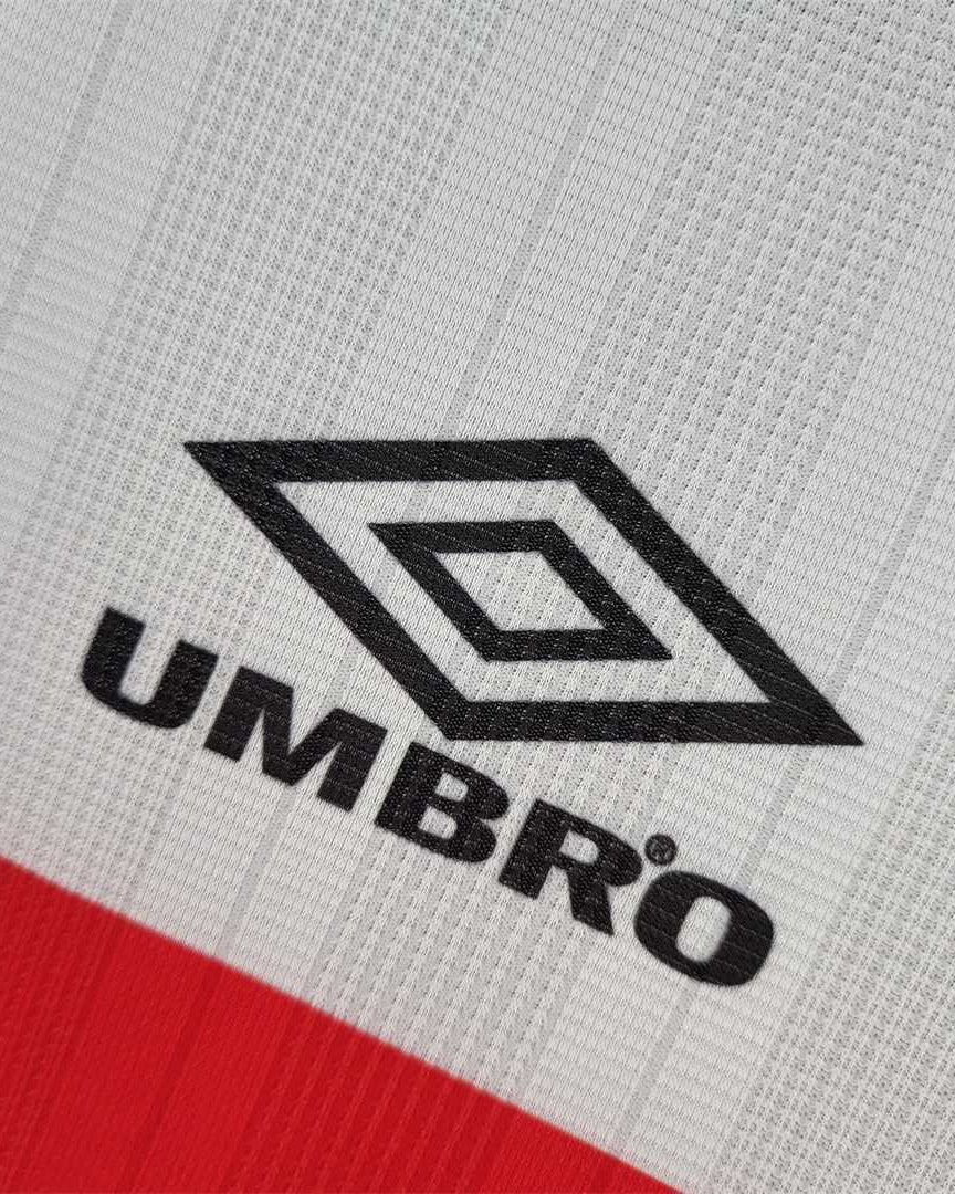 Flamengo maglia away 1995/96 bianca con fascia rosso nera