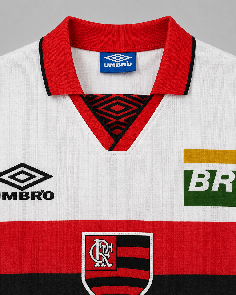 Dettaglio stemma Flamengo retro jersey anni 90