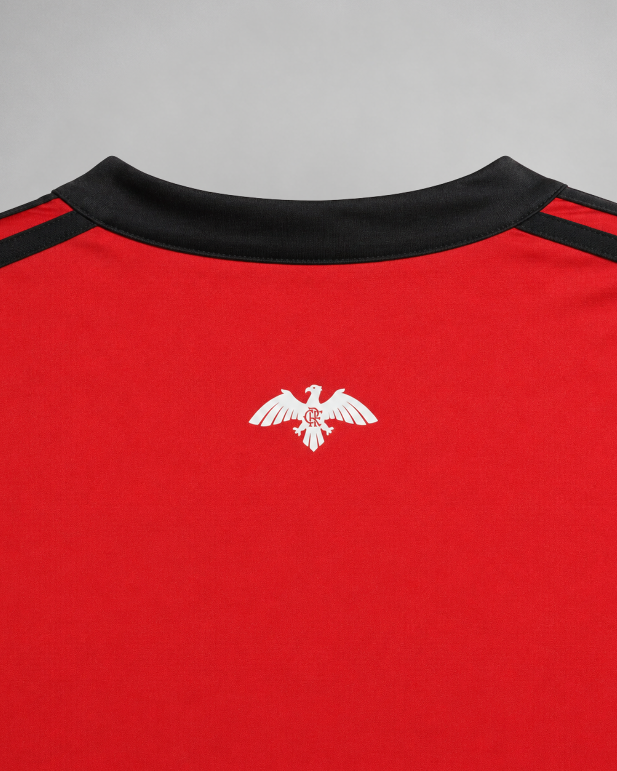 Dettaglio tessuto Flamengo maglia calcio 2017/18 rossonera