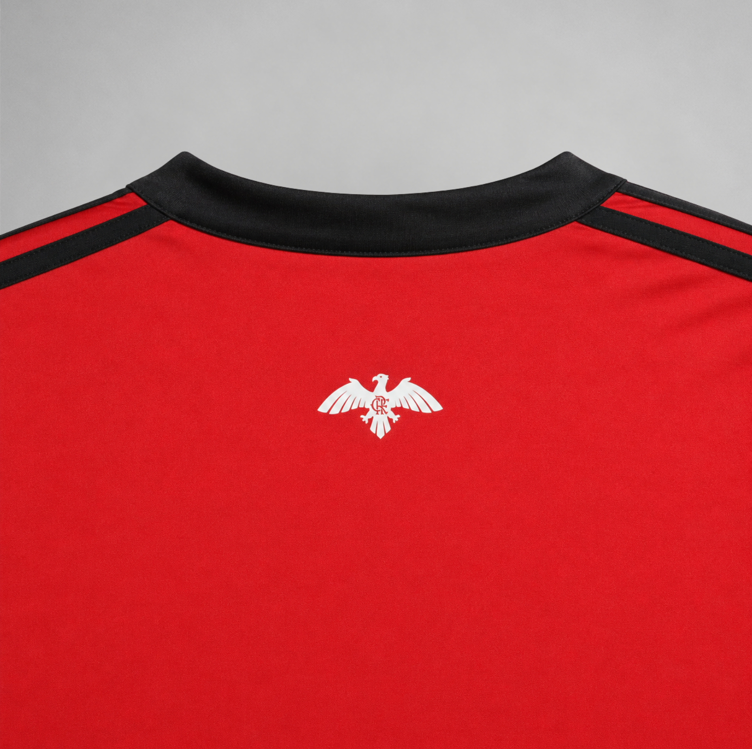 Dettaglio tessuto Flamengo maglia calcio 2017/18 rossonera