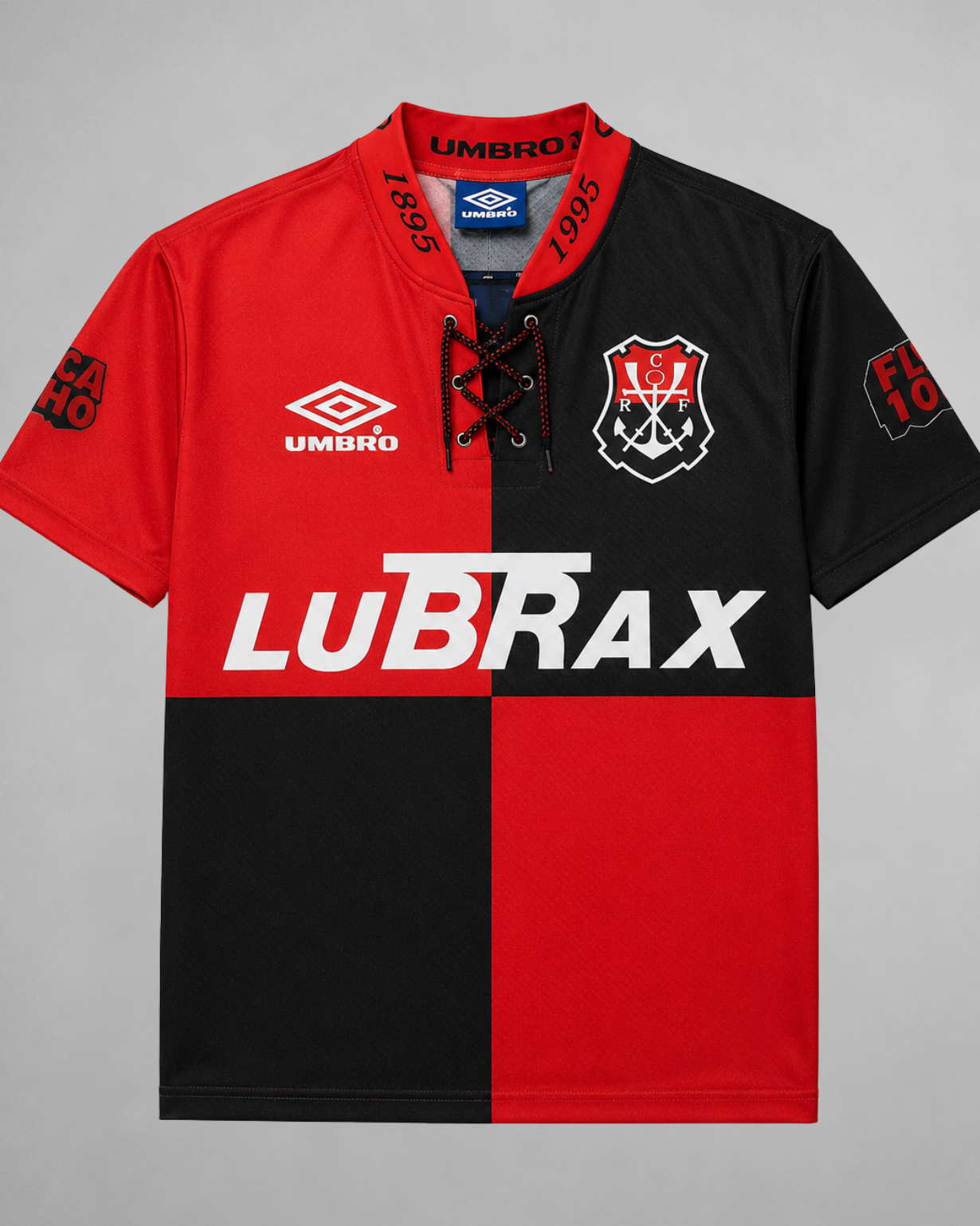 Flamengo maglia home 1994 centenario edizione limitata rosso nero