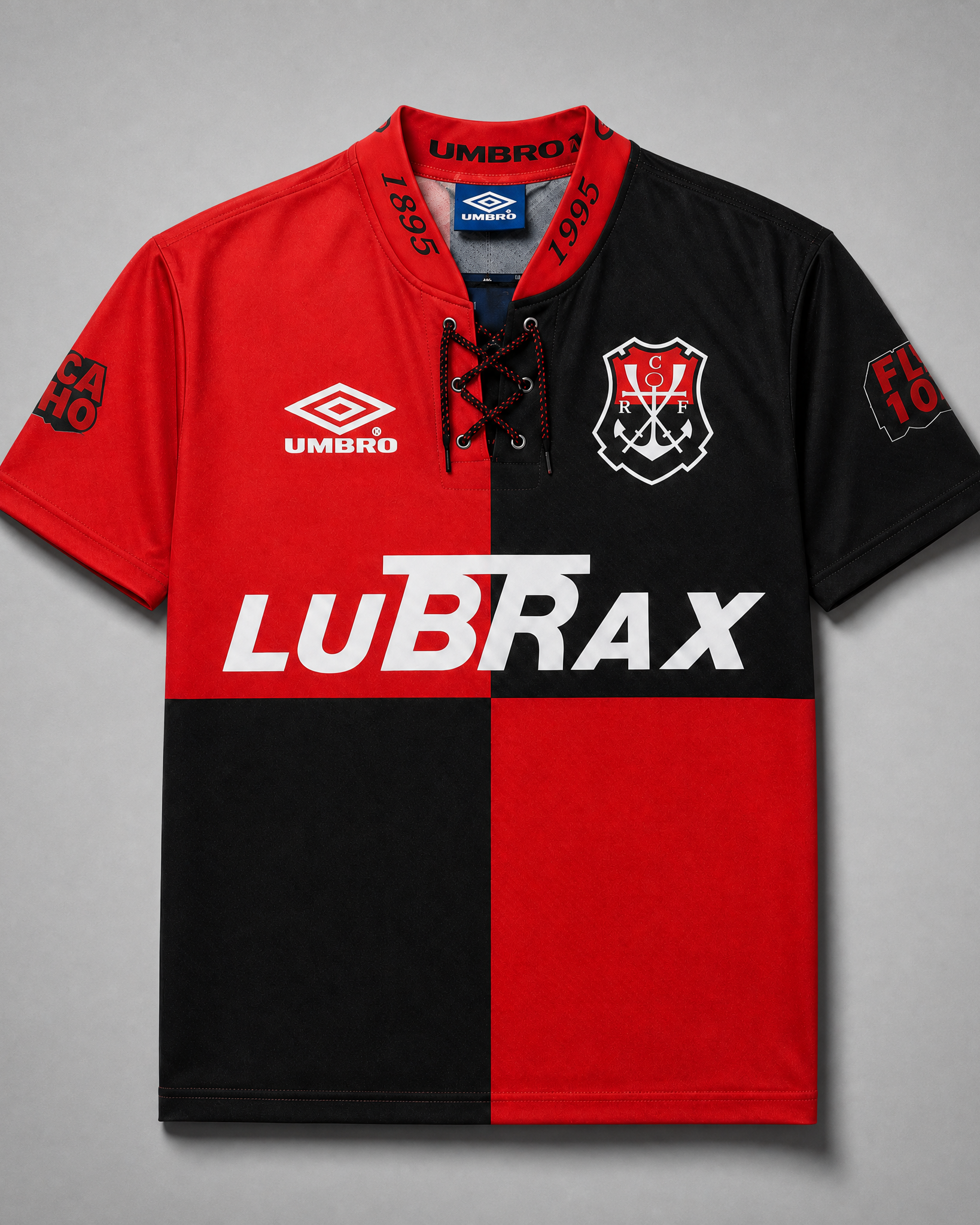 Flamengo maglia home 1994 centenario edizione limitata rosso nero