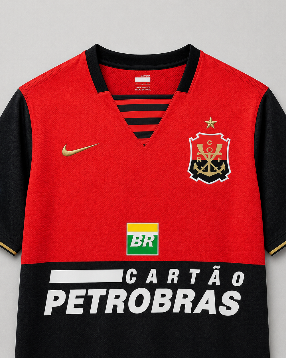 Retro jersey Flamengo 2007/08 con dettagli dorati