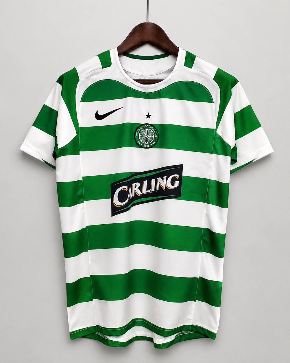 Celtics maglia home 2005/06 verde e bianca stile rétro